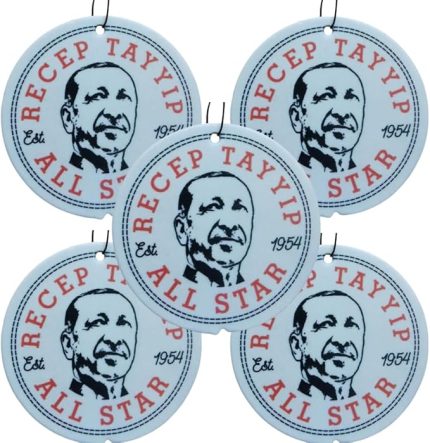 Tayyip Erdoğan 5'li tasarımlı Araba Oto Oda Kokusu Aksesuarı Car freshner