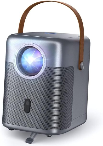 H300A Android TV 4K Destekli Projeksiyon Cihazı +Auto Focus+Auto Keystone 6G Wi-Fi+5.2 Bluetooth 240 Inç Yansıtma+HiFi Dolby Ses Sistemi Koyu Gri