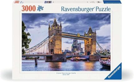 3000 Piece Puzzle The Beautiful City Of London, Çok Renkli