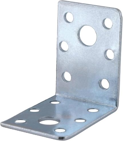 Mobilya Dolap Köşe Bağlantı Sabitleme L Demir Köşebent Gönye 50x50x35 mm (10 ADET)