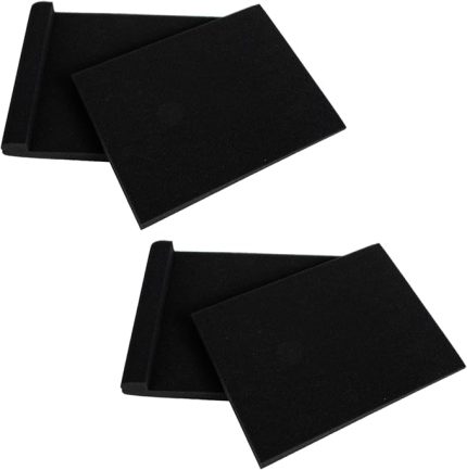 Ses Yalıtımı 2 Paket Hoparlör Sünger Matları Stüdyo Monitörleri Için Ses Yalıtımı 28x19x4cm Rezonans İzolasyonu