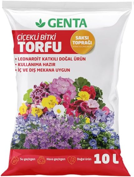 Çiçekli Bitkiler İçin Saksı Toprağı 10 Lt