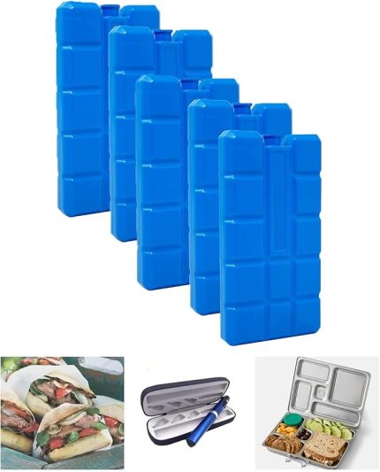 400ml İçi Su Dolu Buz Kasedi 48 Saat Korumalı Buz Aküsü 5 Adet AL4655