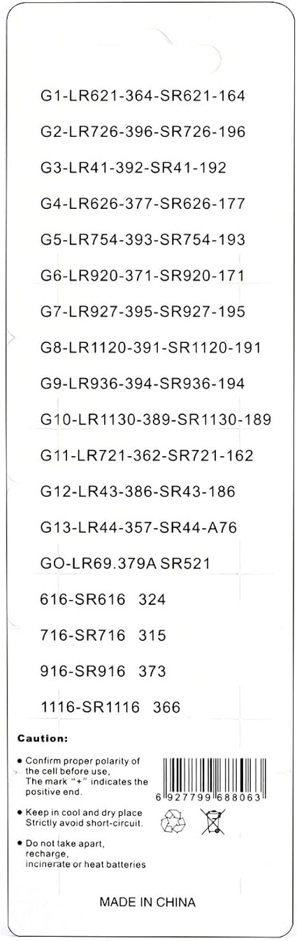 AG4 - LR626-377 - SR626 1.5V Alkalin Saat Pili 10 Adet - Görsel 2