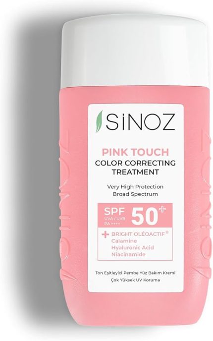Pink Touch Anında Ton Eşitleyici Onarıcı Nemlendirici Pembe Yüz Güneş Kremi Spf50 50 Ml