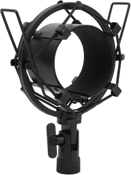 Mikrofon şok Monte Klips, Mikrofon Şok Montajı 55-65 Mm çapında Için Anti-çizik Alüminyum Alaşım Kompakt