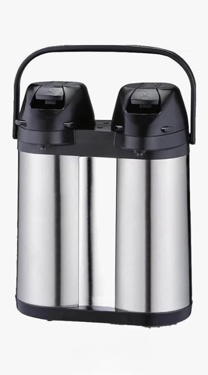 1240XL İkili Çelik Termos Çiftli 1.9 + 1.9 Lt Çay Su Termosu