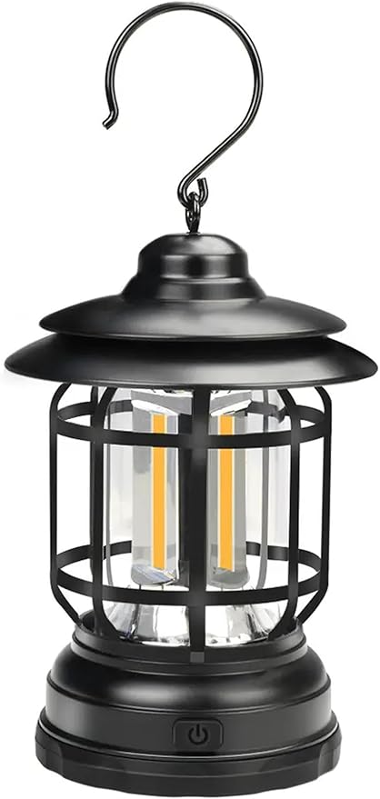 KAMP - Nostaljik Led Lamba - Kamp Lambası - Pilli