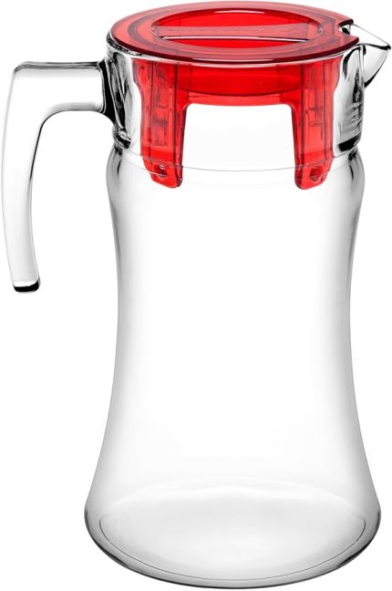 Azur Kırmızı Kapaklı Sürahi, 1400Cc