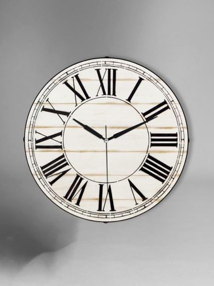 Exclucive Bombeli Cam Serisi Mermer Desenli Roma Rakamlı Sessiz Akar Duvar Saati 30 cm
