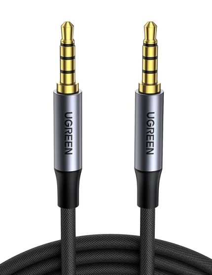 3.5mm Hi-Fi Erkek to Erkek TRRS Aux Ses ve Mikrofon Kablosu 2 Metre