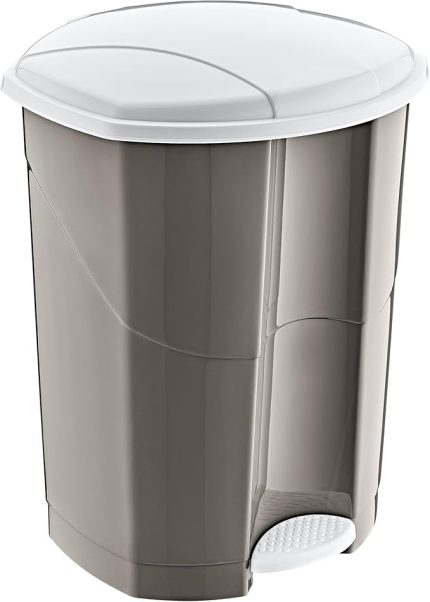 Pedallı Çöp Kovası 30 LT BEJ