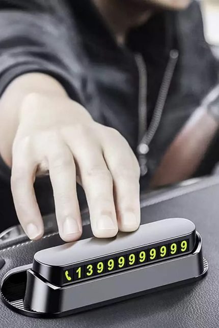 Araç Içi Numaratör Oto Telefon Park Numaratörü Ön Cam Torpido