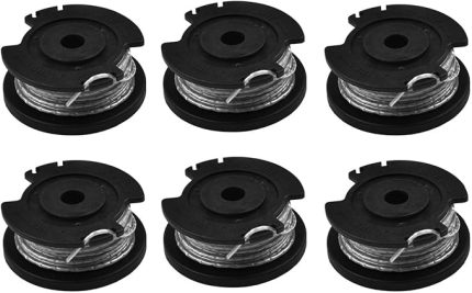 Makara ve Hat 4 metre, Strimmer Naylon Tel 1,6 mm Çaplı Çim Kesme Makara Hattı, Bosch EasyGrassCut 23 için EASYGRASSCUT 18V için Yedek (6 Rulo)