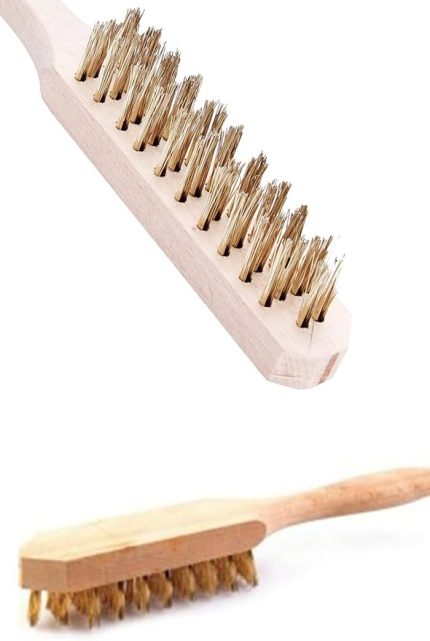 Sert Zemin Için Tahta Saplı Tel Fırça No:4 1410