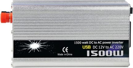 Güç İnvertörü Araç Güç Dönüştürücüsü Evrensel Modifiye Sinüs Dalgası 1500W DC 12V ila 220V AC