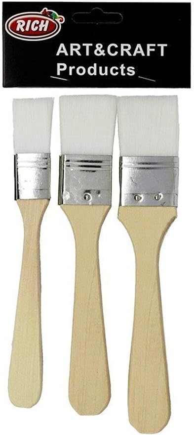 Ekonomik Set Fırça 3'Lü Beyaz Kıl