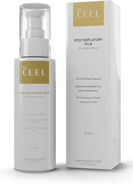 Ceel Tüy İnceltici ve Nemlendirici Süt 60 ml - Isırgan Otu ve Hyaluronik Asit Özlü Cilt Yumuşatıcı ve Nemlendirici Bakım
