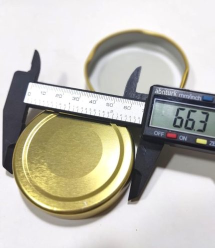 Adet 63 mm Uzun Etekli Geniş Kenar Metal Konserve Kavanoz Kapağı Dış:66mm-içi:63mm 25 Yıl Garanti