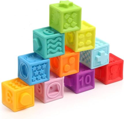 Sensory Duyusal Küpler | Sayılar, şekiller renkleri öğretir | Banyo ve günlük oyunlar | Yumuşak ve kolay temizlenirr | Üst üste dizilebilir | Birbirine geçen tasarım | Montessori tipi bebek oyuncağı