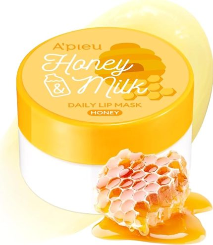 Bal ve Süt Özlü Nemlendirici Dudak Maskesi Bal Aromalı, 6 gr