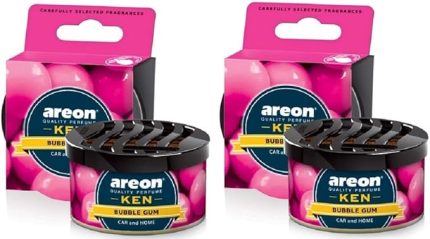 Ken Araba Spreyi Bubble Gum Teneke Ayarlanabilir Havalandırmalı Kapak Çoklu 2'li Paket