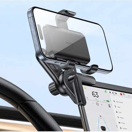 içi Telefon Tutucu CarPlay Destekli 360 Derece Ayarlanabilir Tesla Araç içi Ekran Köşe Tutucu