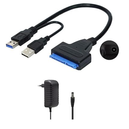3.0 2.5 3.5 İnç Sata SSD HDD Hard Disk Çevirici Dönüştürücü + Adaptör