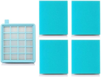 Hepa Filtre Seti + 4 Adet Sünger Philips Fc 9323-07 Power Pro ile Uyumlu