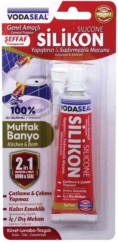 53.01.029 Tüp Silikon, 50g, Şeffaf