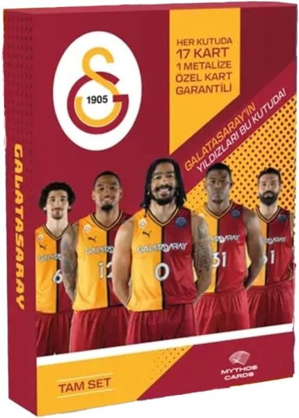 Cards Galatasaray Sezon Basketbol Kart Serisi - Karton Kutu 2024-2025 (20 Kart)