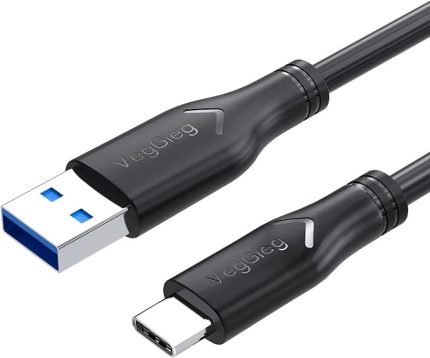 USB 3.0 to Type-C 60W 10Gbps Data ve Şarj Kablosu 50 CM