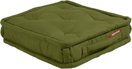 Bisküvi Minder Petek Önü Palet Üstü Minderi Fransız Minder Bank ve Bahçe Minderi 55x55x14 cm (Yeşil)