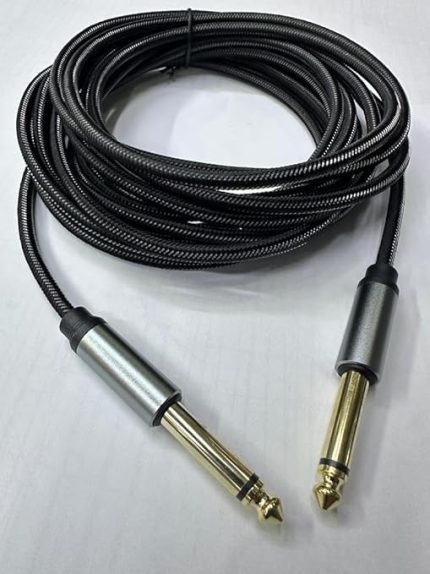 metre 6.3 mm mono amfi kablosu 5 metre 6.3 mm to 6.3 mm kablo