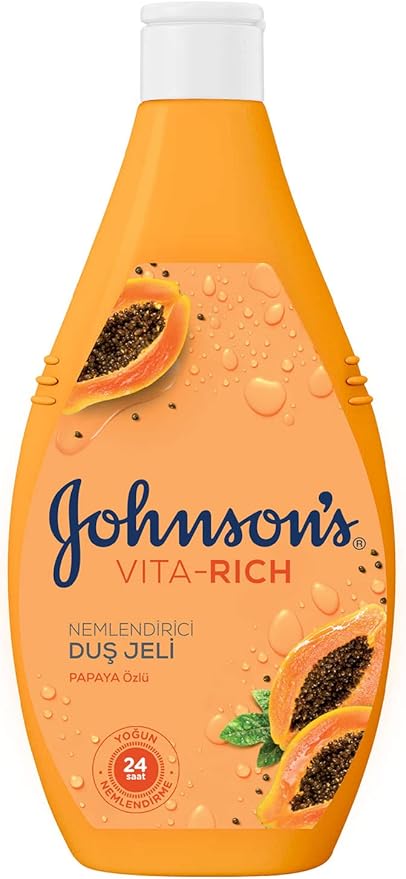 & Johnson Vita-Rich Papaya Özlü Nemlendirici Duş Jeli 400 ml