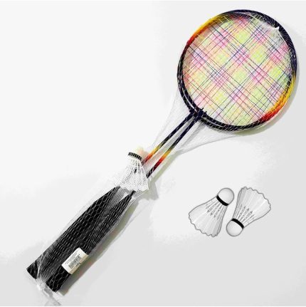 Badminton Seti - 2 Raket ve 3 Top - Dayanıklı ve Hafif Tasarım