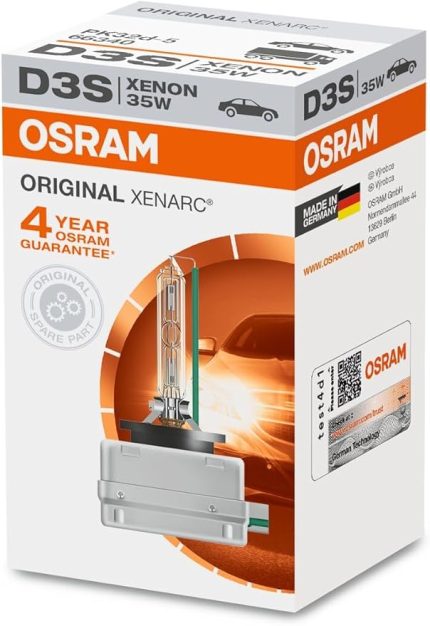 Xenarc 66340 D3S HID, Xenon Far Ampulü OSRAM XENARC NIGHT BREAKER® UNLIMITED D1S, lampe de phare Xénon, 4150 K, 66340, boîte pliante de 1 66340