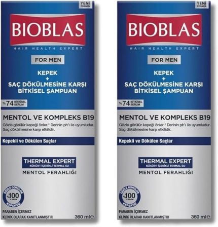 For Men Kepek Ve Saç Dökülmesine Karşı Şampuan 360 ml 2 Adet