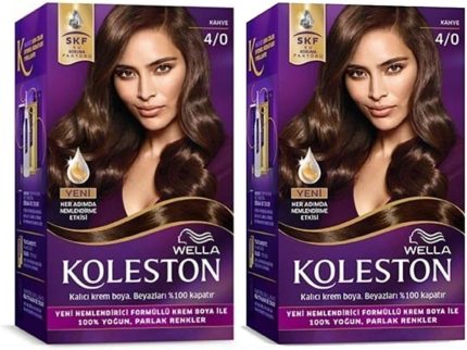 Kit Saç Boyası 4/0 Kahve X 2 Adet