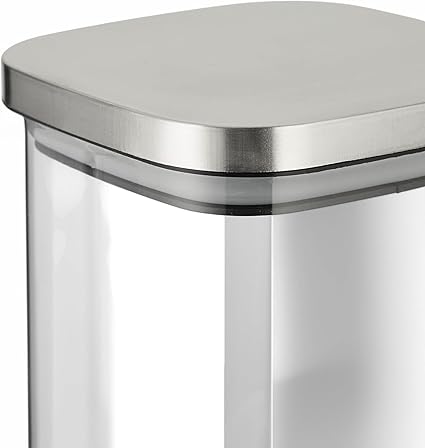 1100ml Sızdırmaz Vakumlu Metal Kapaklı Borosilikat Cam Kavanoz – Hava Geçirmez & Dayanıklı Gıda Saklama Kabı (10cm x 17cm) - Görsel 3