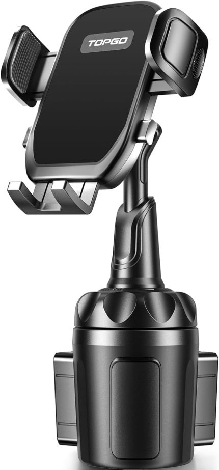 Bardak Tutucu Telefon Tutacağı, Araba İçin [Güvenli ve Sabit] iPhone 16 ve Daha Fazlası Akıllı Telefon İçin Otomobil Beşiği