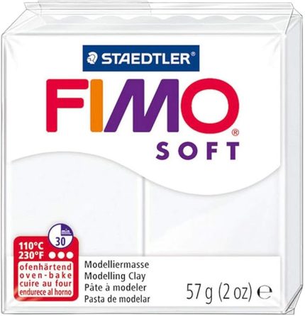 Fimo Soft Polimer Kil - White - 57g