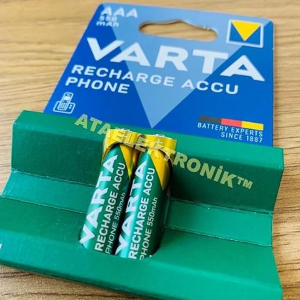 TELSİZİ UYUMLU ŞARJ EDİLEBİLİR PİL VARTA aaa ince 550mah