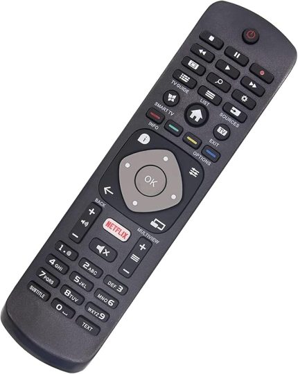 Philips Evrensel LCD LED 3D HD Akıllı TV için Philips TV Yedek Uzaktan Kumandası, Netflix ile - Kurulum Gerekmez