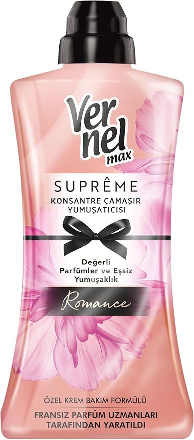 Max Konsantre Çamaşır Yumuşatıcısı 1200 ml 50 Yıkama Supreme Romance