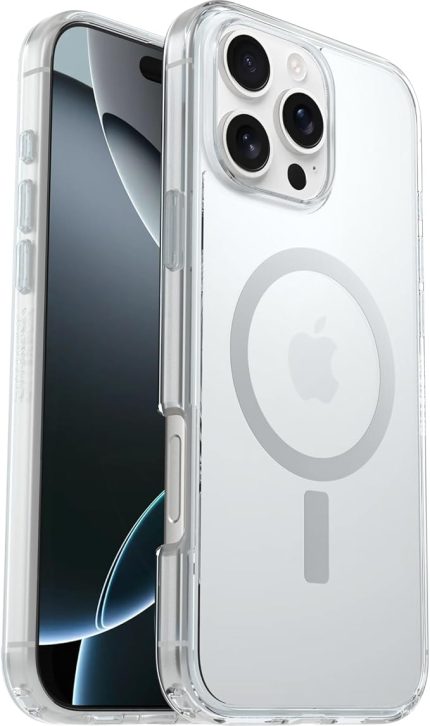 Symmetry Serisi iPhone 16 Pro Max Uyumlu Şeffaf MagSafe Şeffaf Kılıf, Darbeye ve Düşmeye Karşı Koruyucu Koruyucu Kılıf, Şeffaf