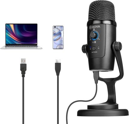 By-PM500 USB Kondansatör Mikrofon