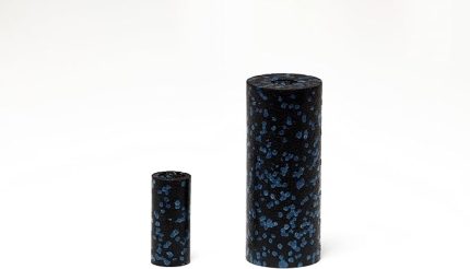 2 li Set Mini ve Mikro Foam Roller (Siyah + Mavi)
