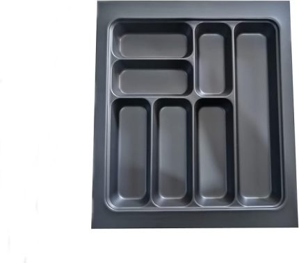 44x49 Cm. 7 Gözlü Antrasit Çekmece Içi Kaşıklık 40 * 40 Cm'e Kadar Kesebilirsiniz