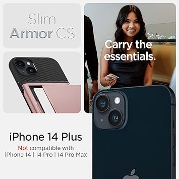 iPhone 14 Plus ile uyumlu Kılıf Slim Armor CS Rose Gold - ACS04912 - Görsel 2